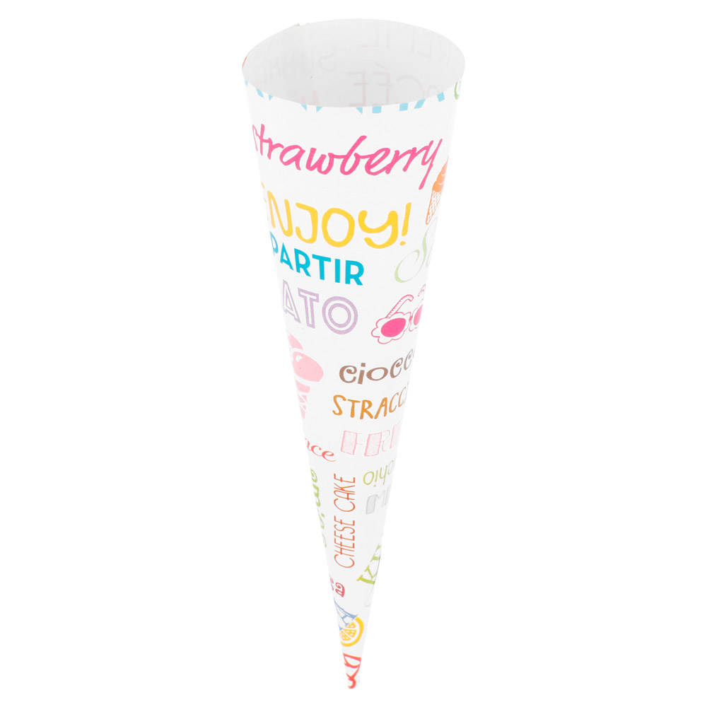 Personalized Ice Cream Cones Ø 4,2x15,3cm Paper