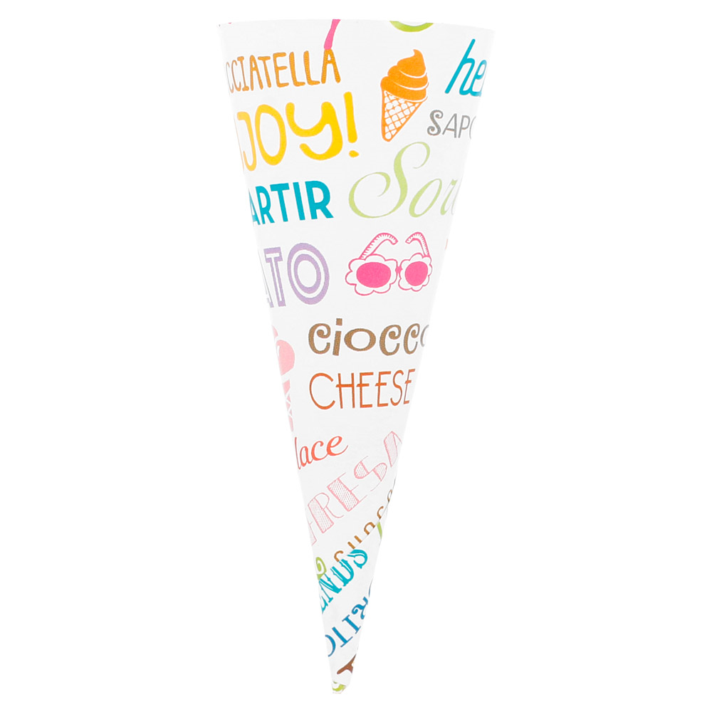 Personalized Ice Cream Cones Ø 4,1x10,4cm Paper