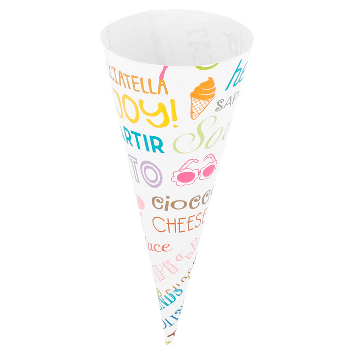 Personalized Ice Cream Cones Ø 4,1x10,4cm Paper