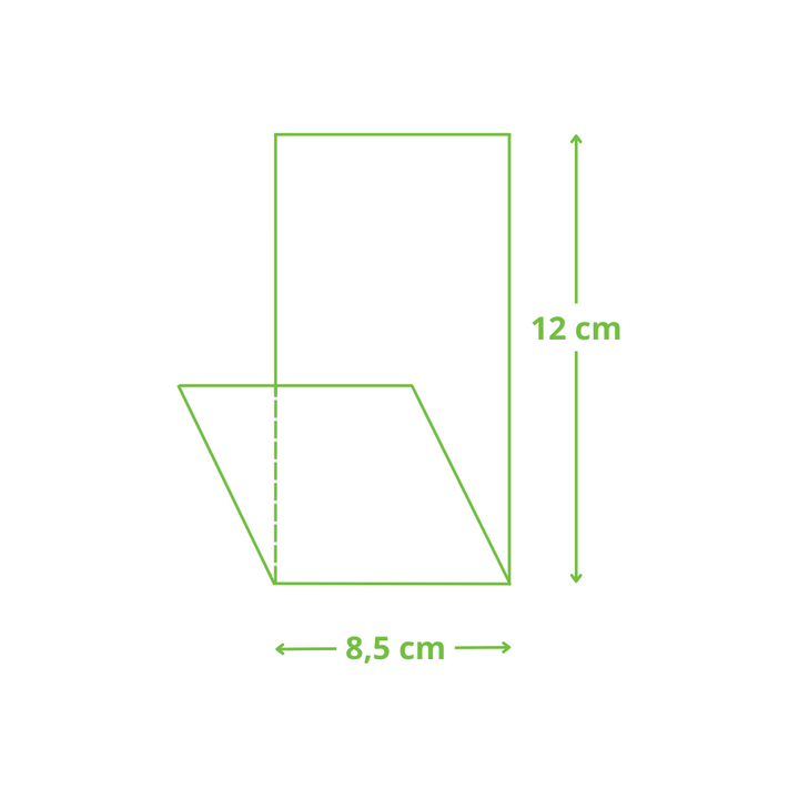 Tovaglioli bianchi a 1 velo 17x17 (5400 unità)