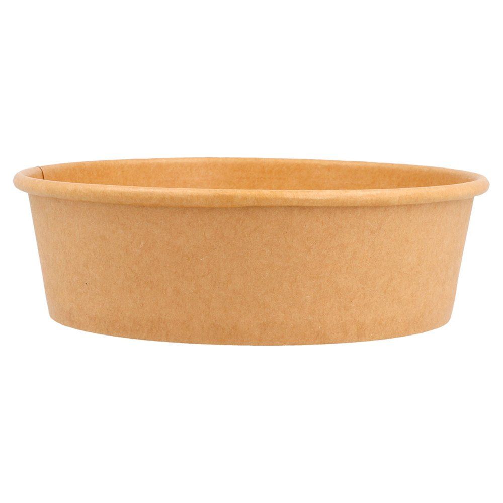 Kraft bowls/brown cardboard salad bowls 550ml without lids (400 units)