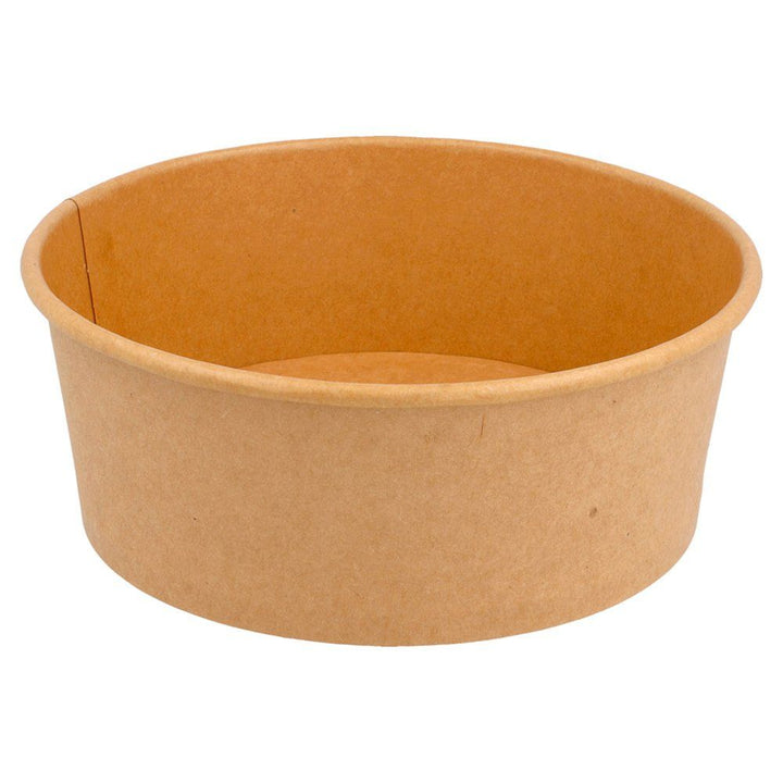 Kraft bowls/brown cardboard salad bowls 750ml without lids (400 units)