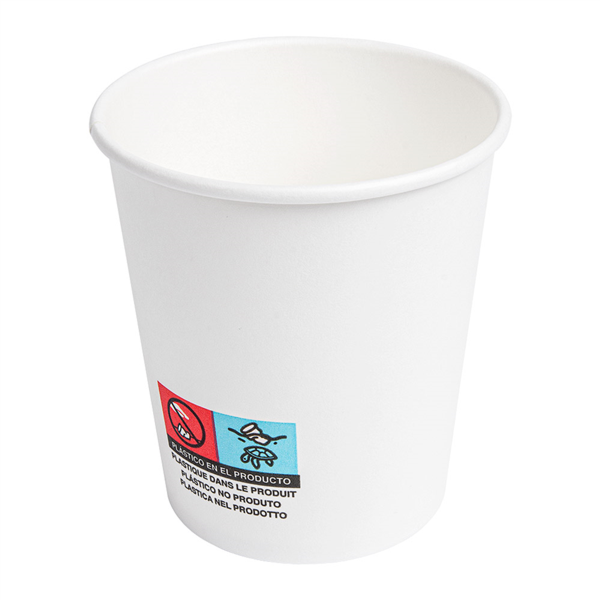 White paper cups 25 cl / 8 oz