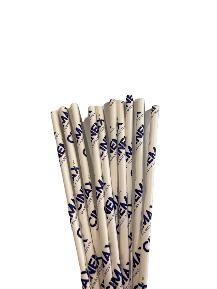 Customized Disposable Paper Straws 23 x 0.08 cm (10,000 units)