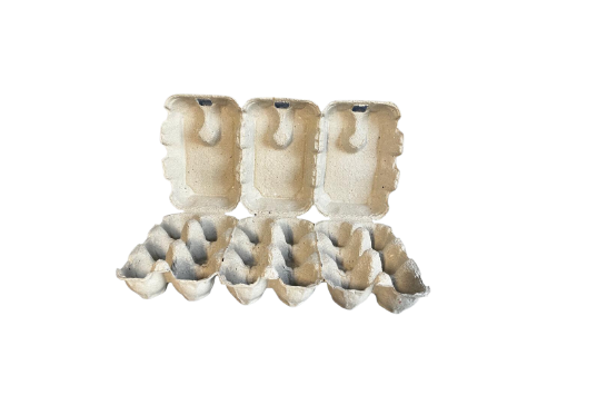 Moulded cellulose egg cartons 3x6 Pick&Pack M/L