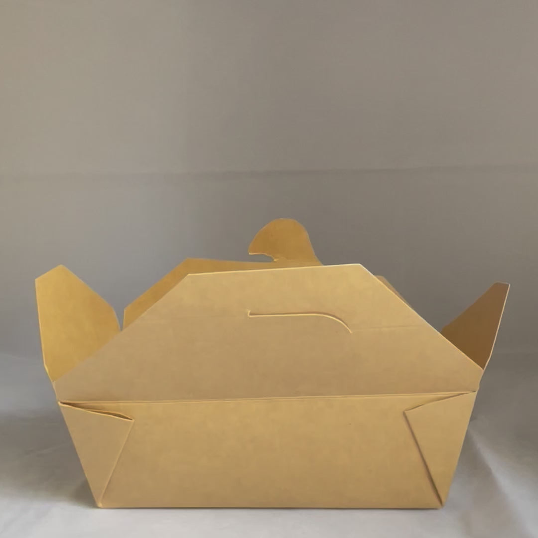 950 ml - 32 oz meal boxes in kraft cardboard (675 units)