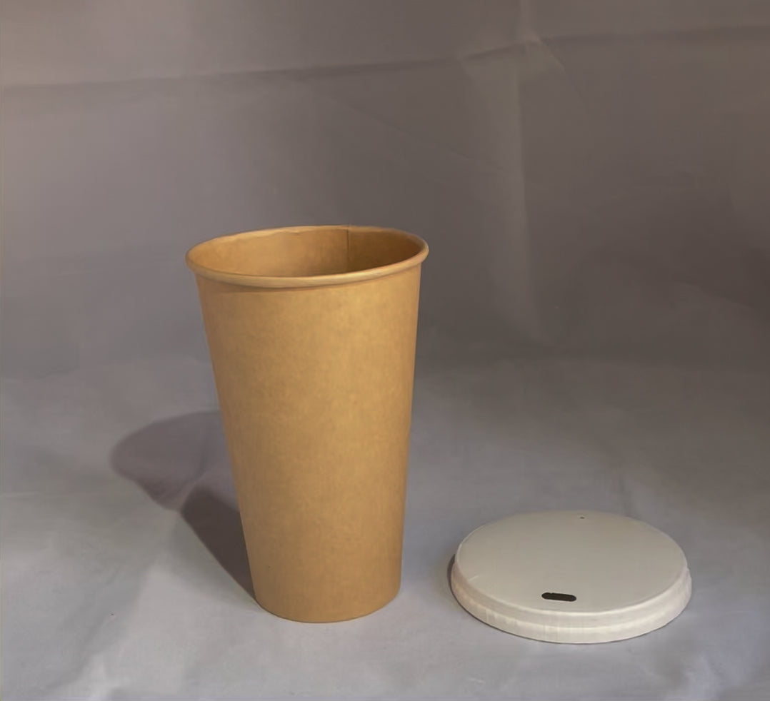 Kraft paper cups 50 cl / 16 oz