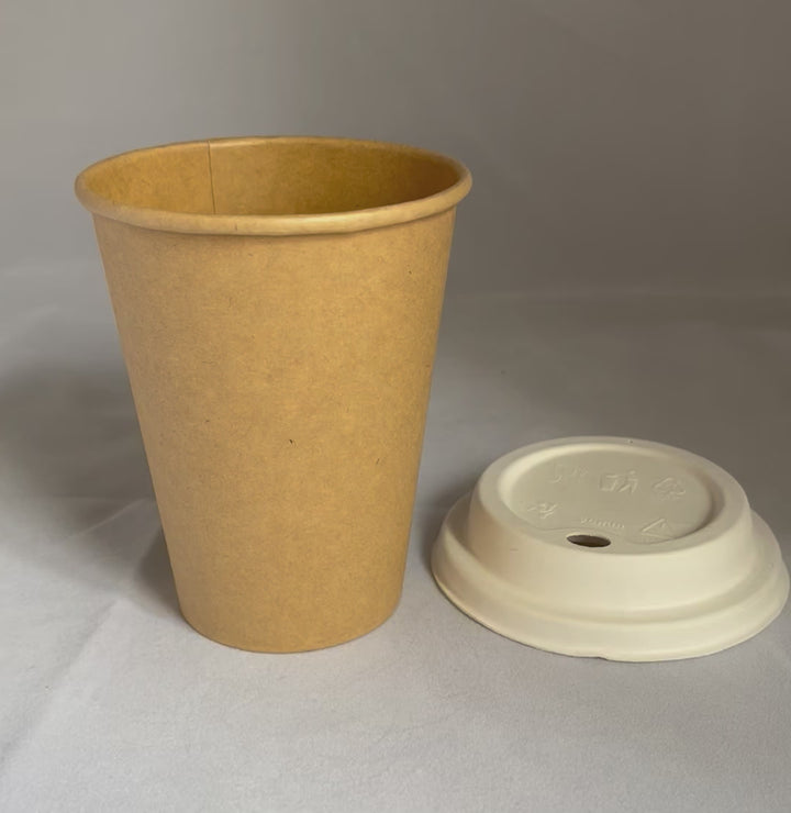 Kraft paper cups 40 cl / 14 oz