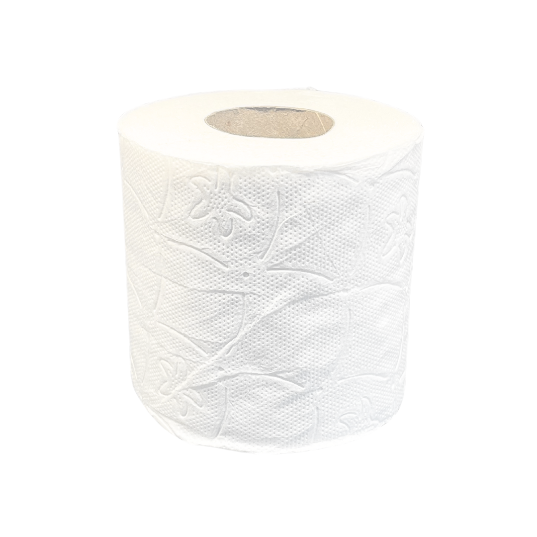 White 2-ply toilet paper (108 rolls)