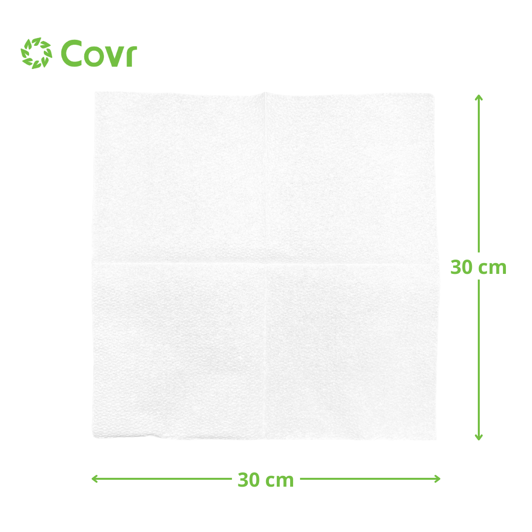 White napkins 1 ply 30x30 (5040 units)