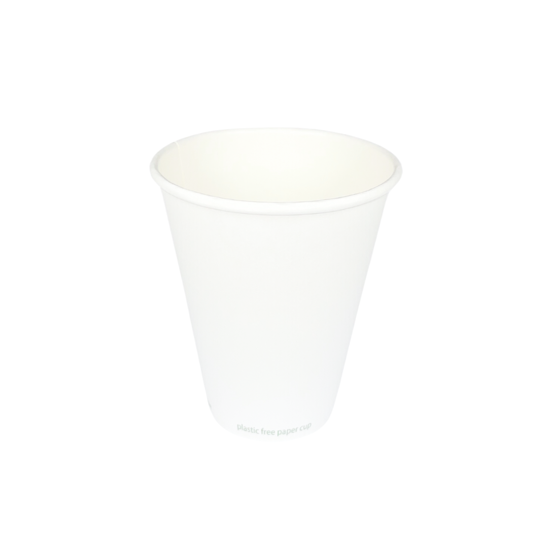 White plastic-free paper cups 40 cl - 14 oz (1000 units)